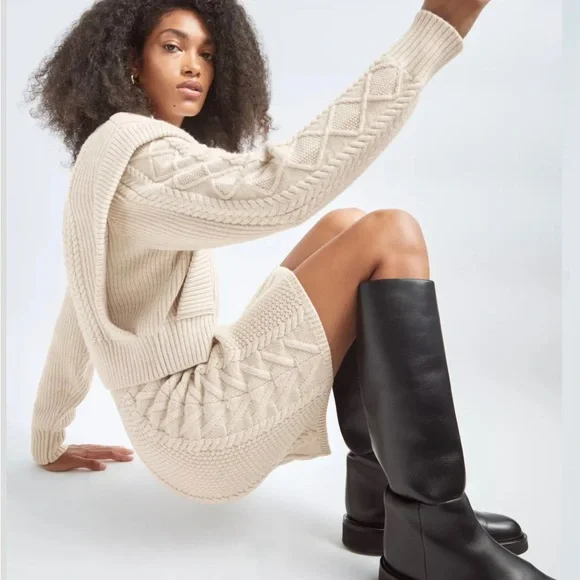 Aritzia Emporia cable knit skirt - Picture 2 of 5